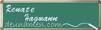 Renate Hagmann Visitenkarte
